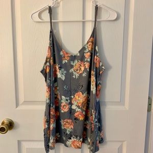 torrid Tops - Grey, floral, cami/tank top from torrid torrid Tops - Grey, floral, cami/tank top from torrid